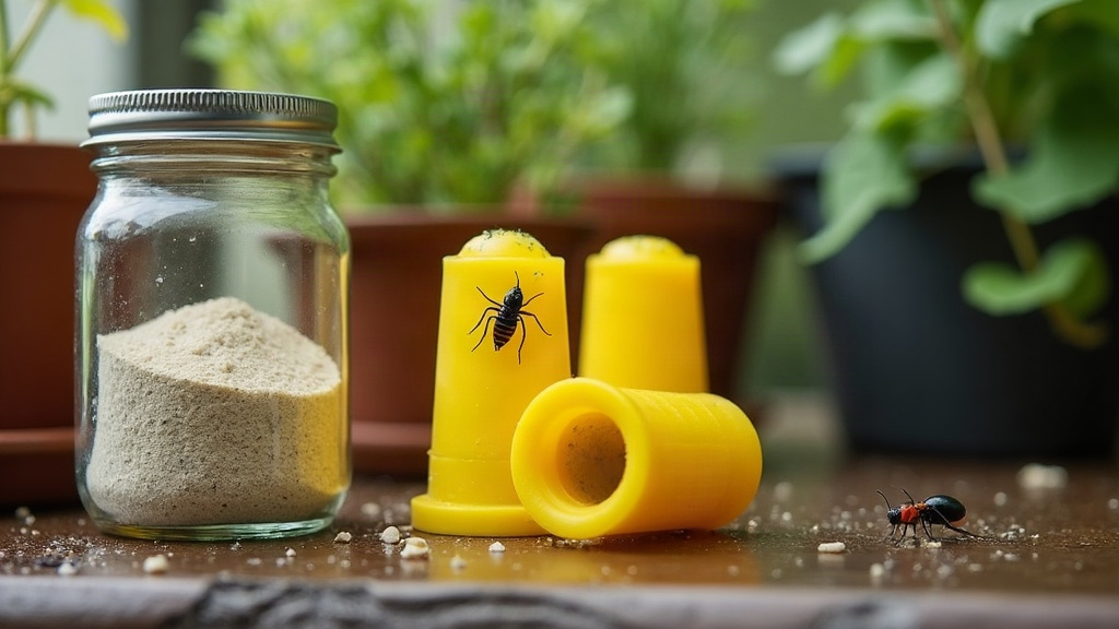 Diatomaceous Earth vs Yellow Sticky Traps for Fungus Gnats