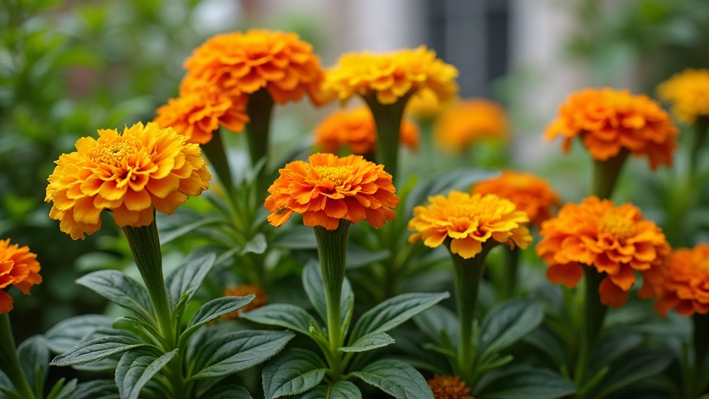 Dwarf French Marigolds & Bush Eggplants: Flea Beetle Control