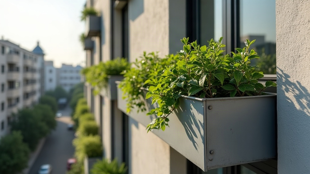 Securing Fiberglass Troughs to Metal Balcony Railings Safely
